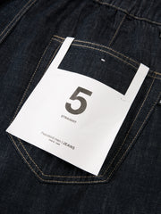Men's Cotton-Blend Washed Tapered Jeans