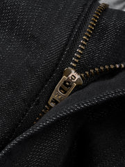 Men's Casual Mercerized Loose-Fit Jeans