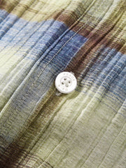 Men's Casual Contrast Plaid Shirt