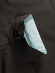 Men's Hooded Jacket with Contrast Lining