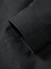 Men's Allover Jacquard Padded Jacket