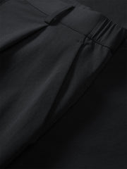 Men's Solid Casual Tapered Pants