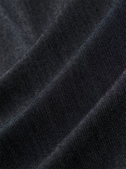 Men's Utility Stand-Collar Denim-Look Jacket