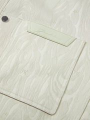 Men's Faux Suede Textured Jacquard Jacket