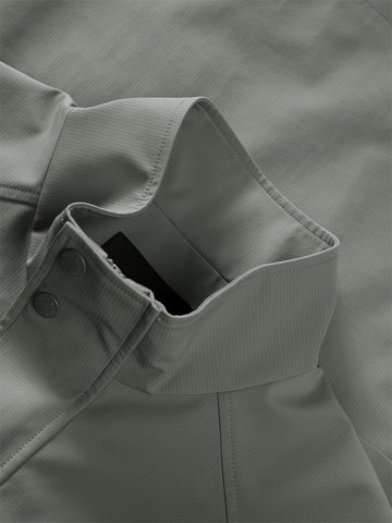 Men's Spliced Stand Collar Jacket