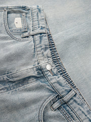 Men's Vintage Washed Straight-Leg Jeans