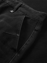 Men's Washed Distressed Tapered Jeans