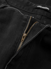 Men's Washed Distressed Tapered Jeans