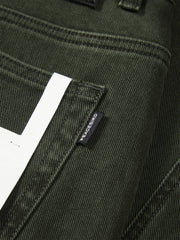 Men's Wide-Leg Colored Denim Pants