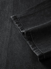 Men's Washed Lyocell Straight-Leg Jeans