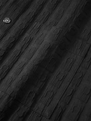 Men's Allover Textured Jacquard Shirt