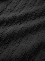 Men's Allover Textured Jacquard Shirt