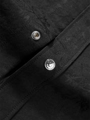 Men's Tonal Textured Jacquard Shirt