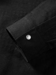 Men's Tonal Textured Jacquard Shirt