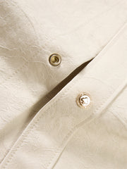 Men's Tonal Textured Jacquard Shirt