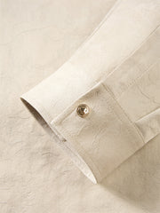 Men's Tonal Textured Jacquard Shirt