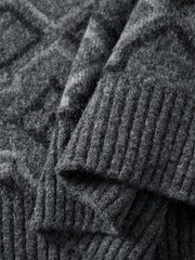 Men's Allover Monogram Jacquard Sweater