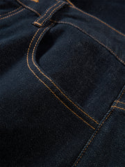 Men's Vintage Denim with Contrast Topstitching