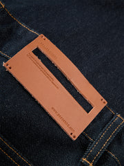 Men's Vintage Denim with Contrast Topstitching