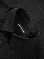 Men's Relaxed 3D Jacquard Textured Shirt