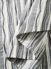Men's Loose-Fit Textured Stripe Jacquard Shirt