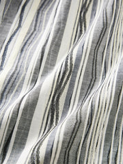 Men's Loose-Fit Textured Stripe Jacquard Shirt