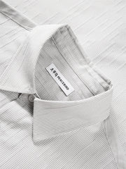 Men's Vertical-Stripe Textured Jacquard Shirt