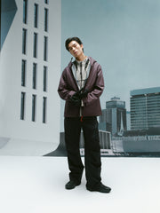 Men's Printed Hooded Jacket