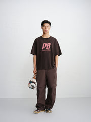 Men's Crewneck Letter-Print T-Shirt