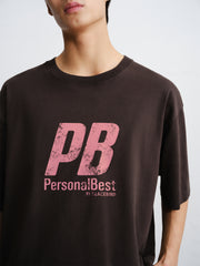 Men's Crewneck Letter-Print T-Shirt