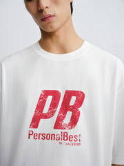 Men's Crewneck Letter-Print T-Shirt