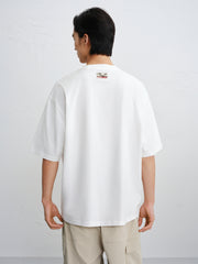 Men's Crewneck Letter-Print T-Shirt
