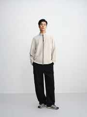 Men's Drawstring-Waist Straight-Leg Cargo Pants