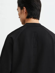 Men's Long-Sleeve Top with Jacquard Back