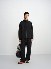 Men's Outdoor Stand-Collar Contrast-Zip Jacket