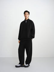 Men's Half-Placket Pullover Sweatshirt