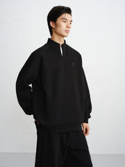 Men's Half-Placket Pullover Sweatshirt
