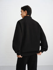 Men's Half-Placket Pullover Sweatshirt