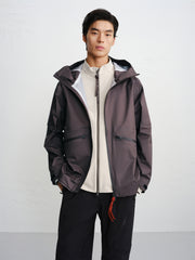 Men's Printed Hooded Jacket