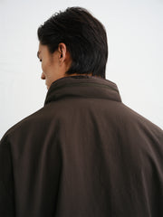 Men's Hooded Jacket with Contrast Lining