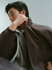 Men's Hooded Jacket with Contrast Lining