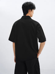Men's Relaxed-Fit Polo Shirt with Patch Pocket