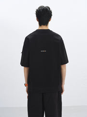 Men's Outdoor-Style T-Shirt with Drawstring Hem