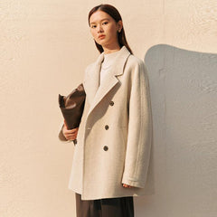 Women's Straight Wool Coat