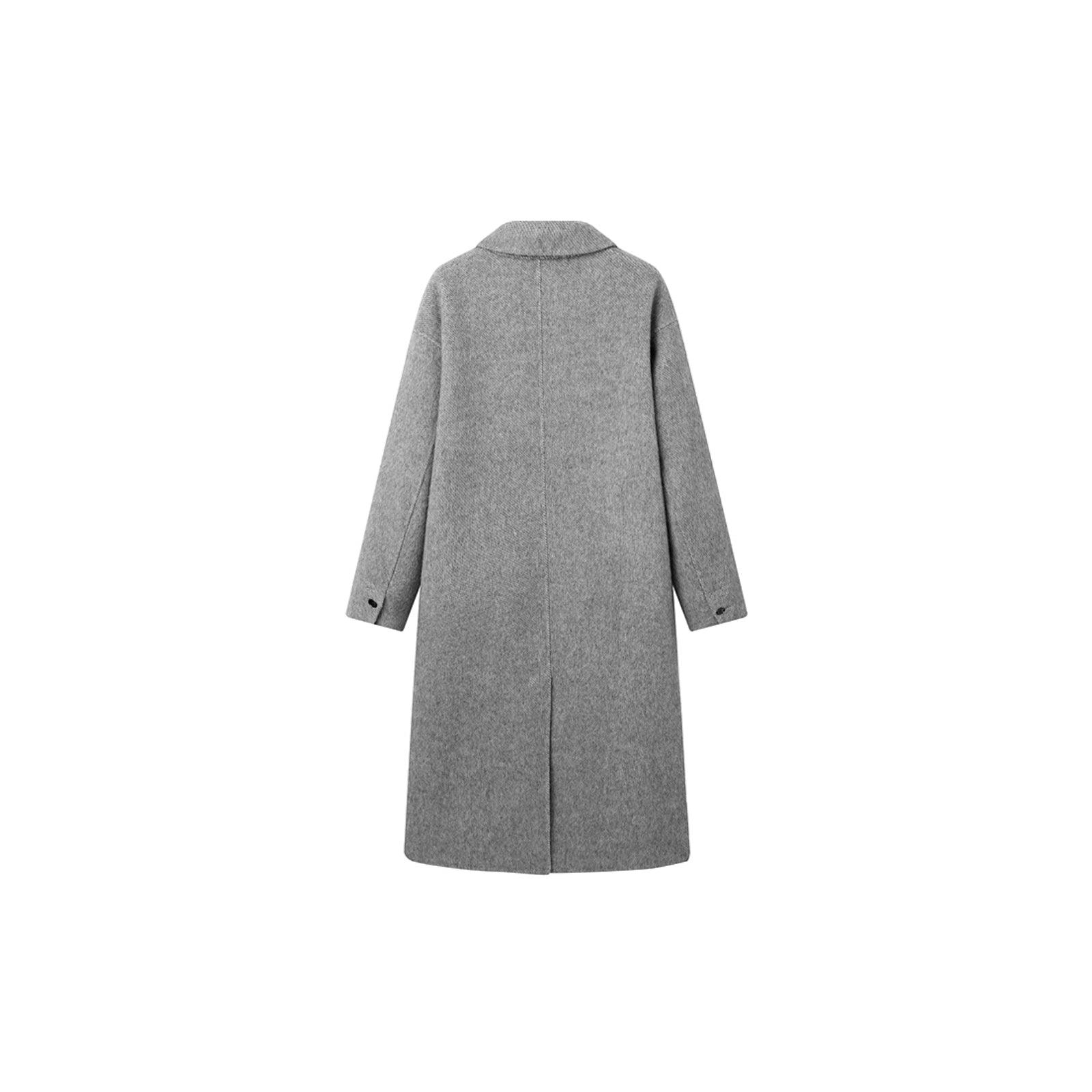 Women's Straight Wool Coat