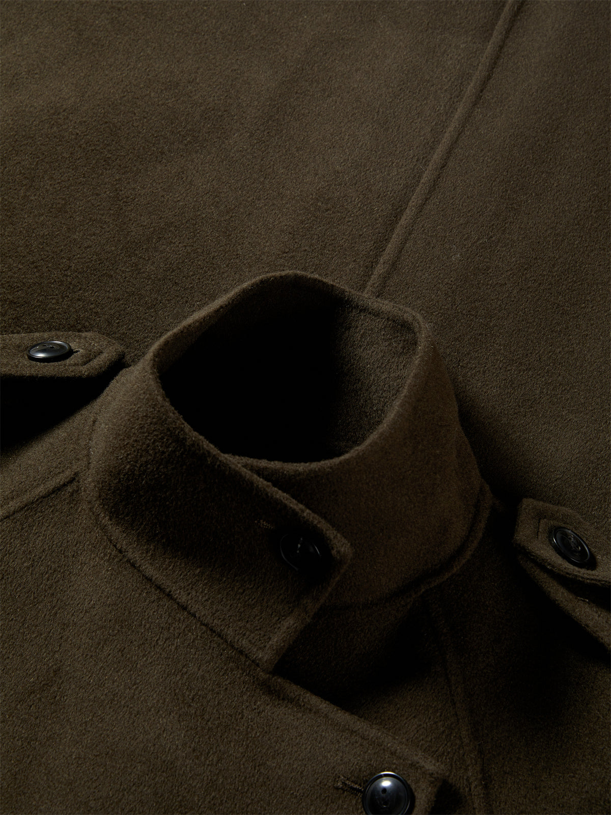 Women's Double-Breasted Trench-Style Cashmere Coat
