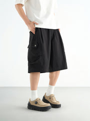 Men's Utility Cargo Shorts with 3D Pockets