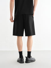 Men's Solid Straight-Leg Shorts