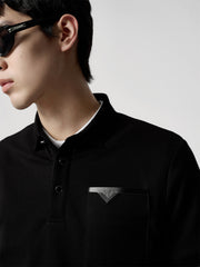 Men's Cooling Polo Shirt with Pocket Detail