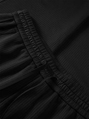 Men's Jacquard Drawstring Casual Pants